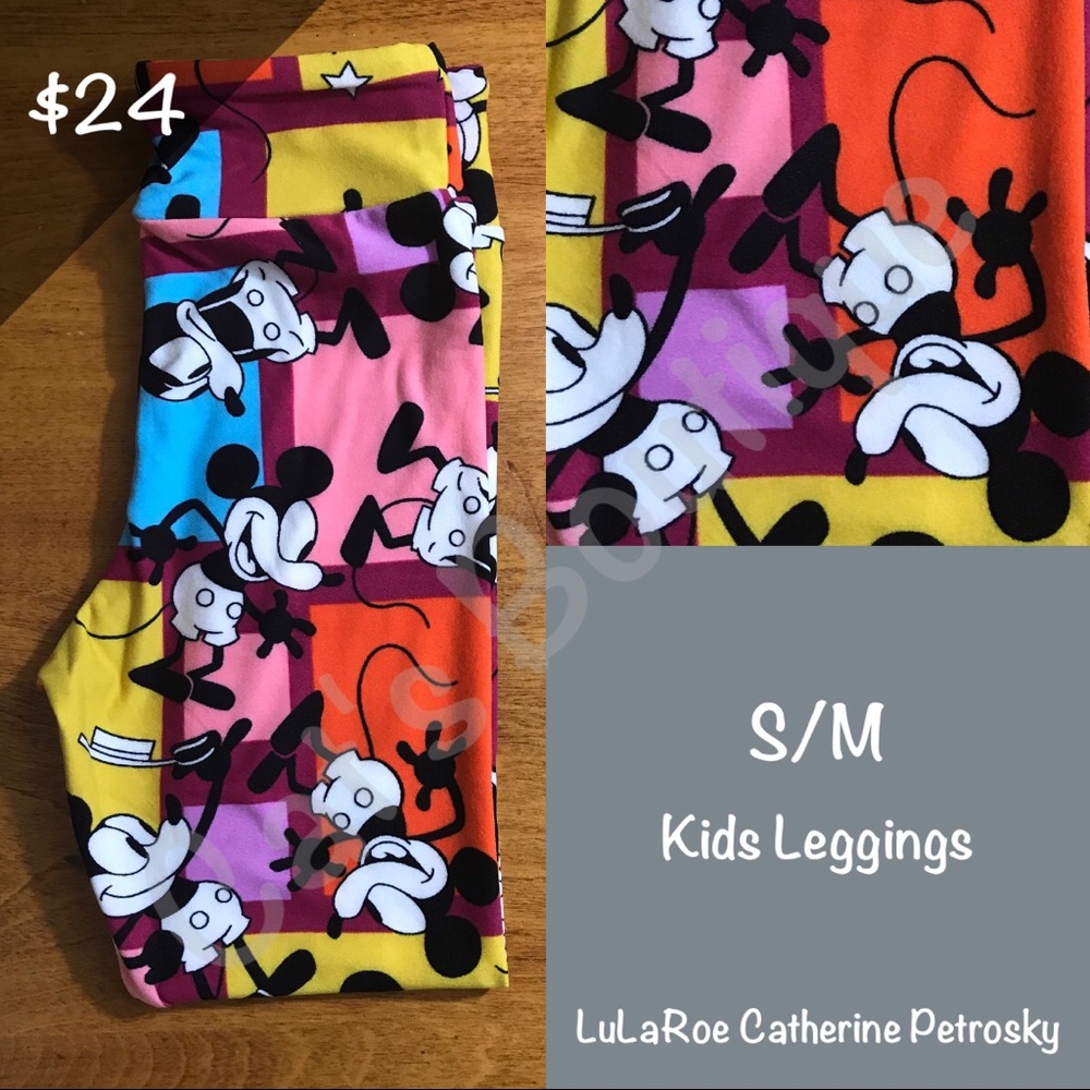 NWT LuLaRoe Collection for Disney S/M leggings